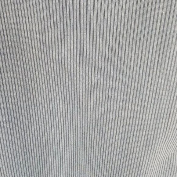 Van Heusen‎ Short Sleeve Striped Button down Shirt Womans Size L Blue - Picture 6 of 10